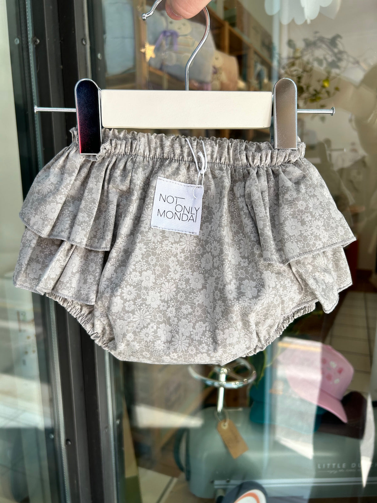 Jupe-culotte fleurie en coton Pola