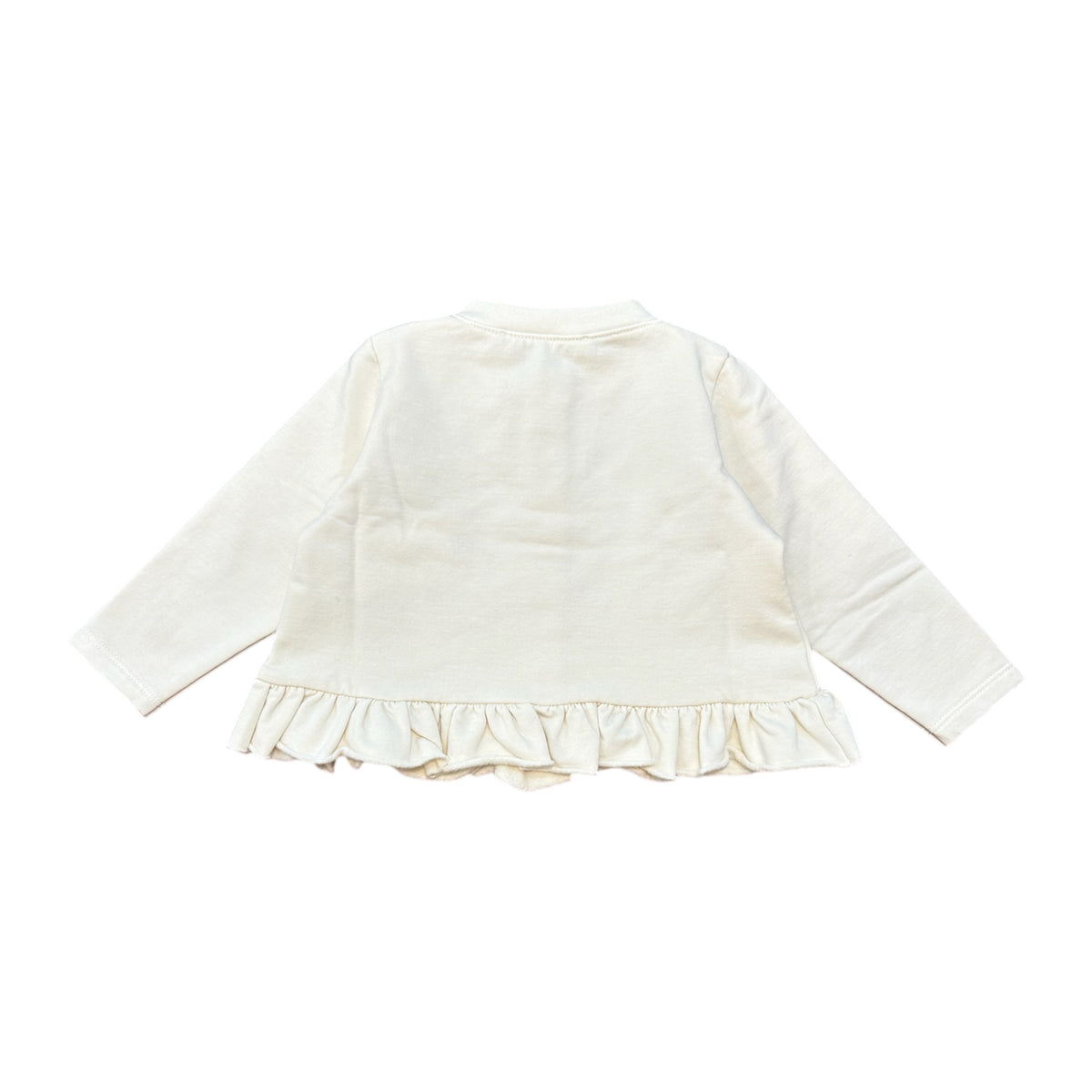 Cardigan felpa baby avorio