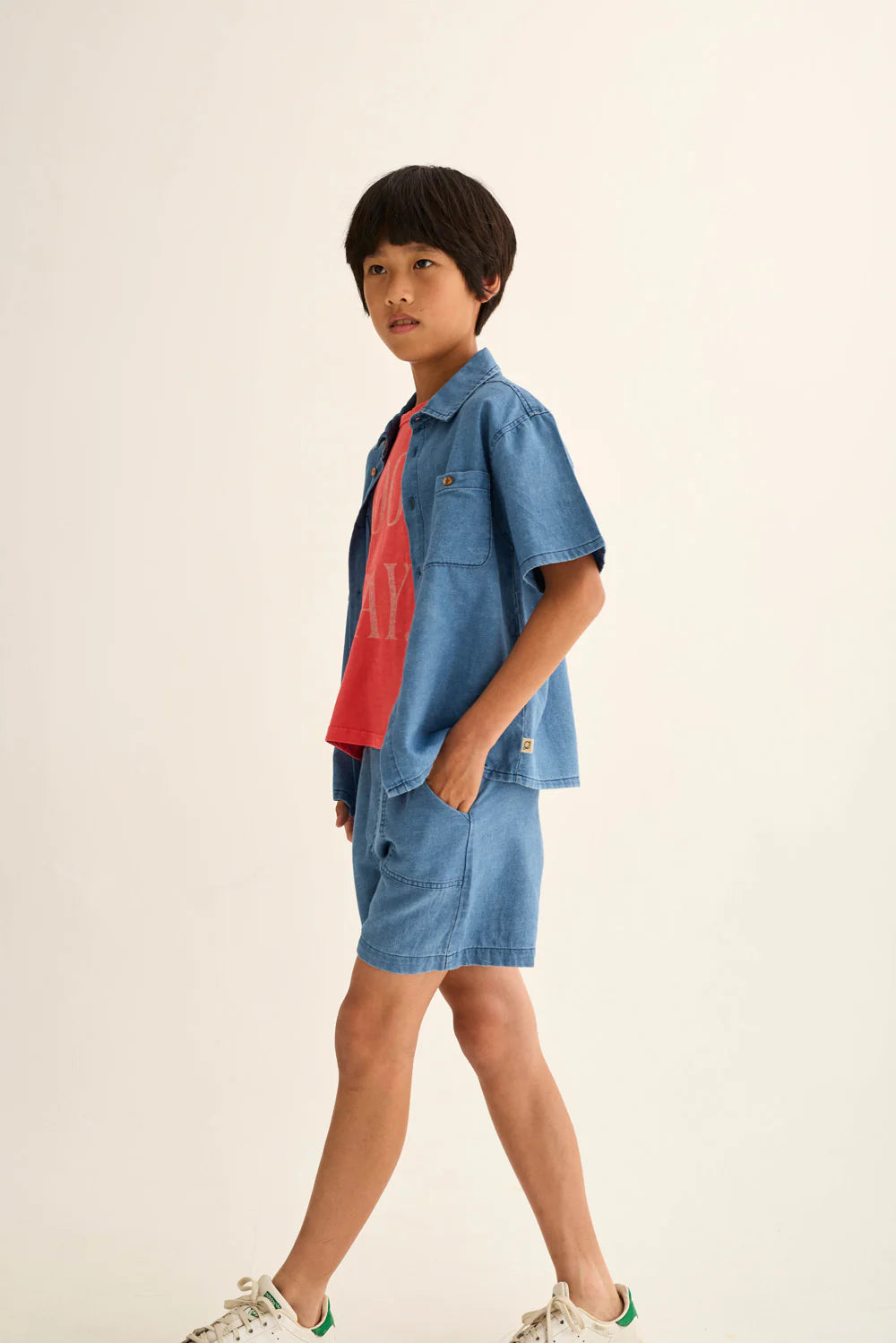 Bermuda chambray Wolf