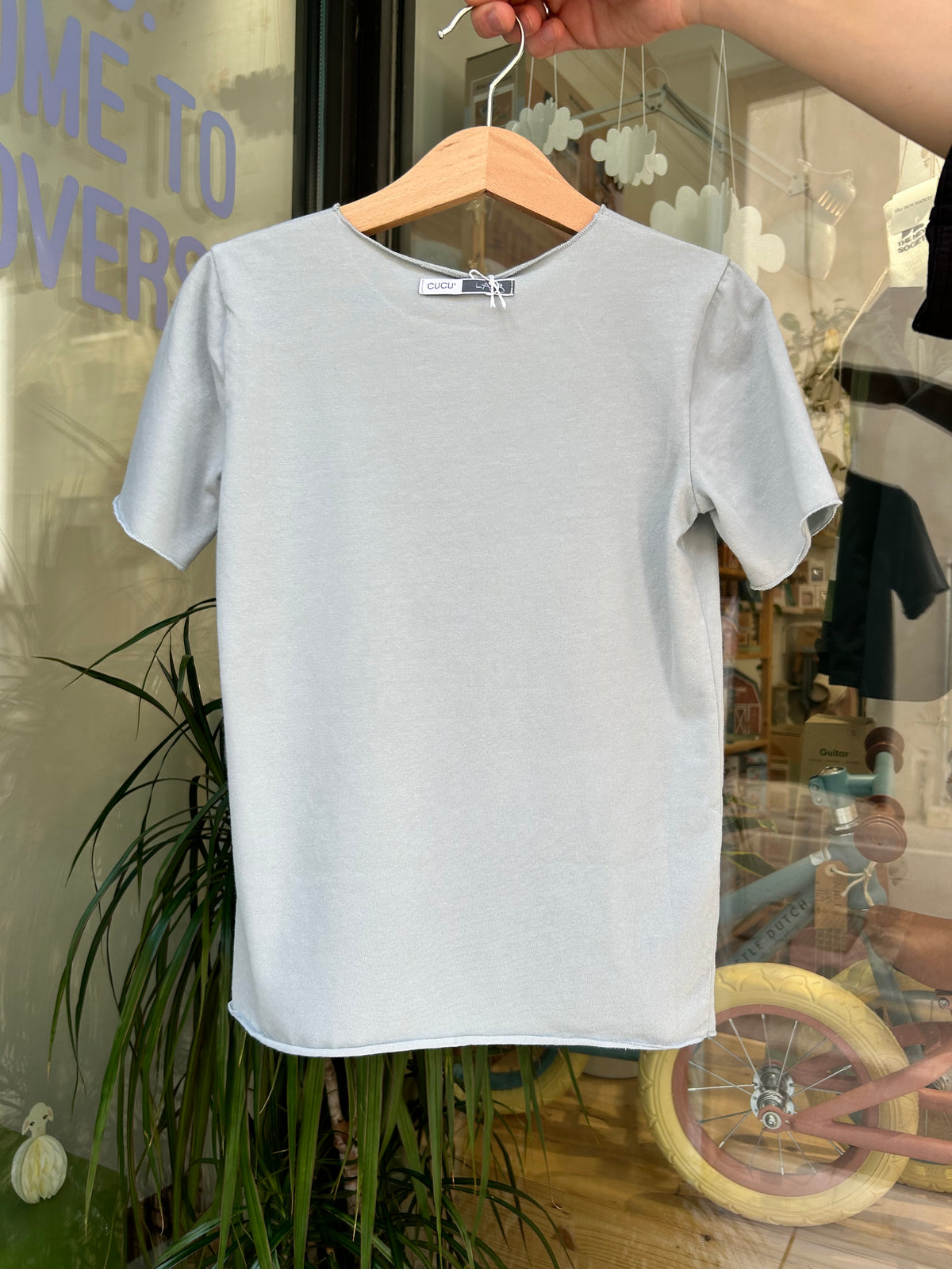 T-shirt jersey acqua