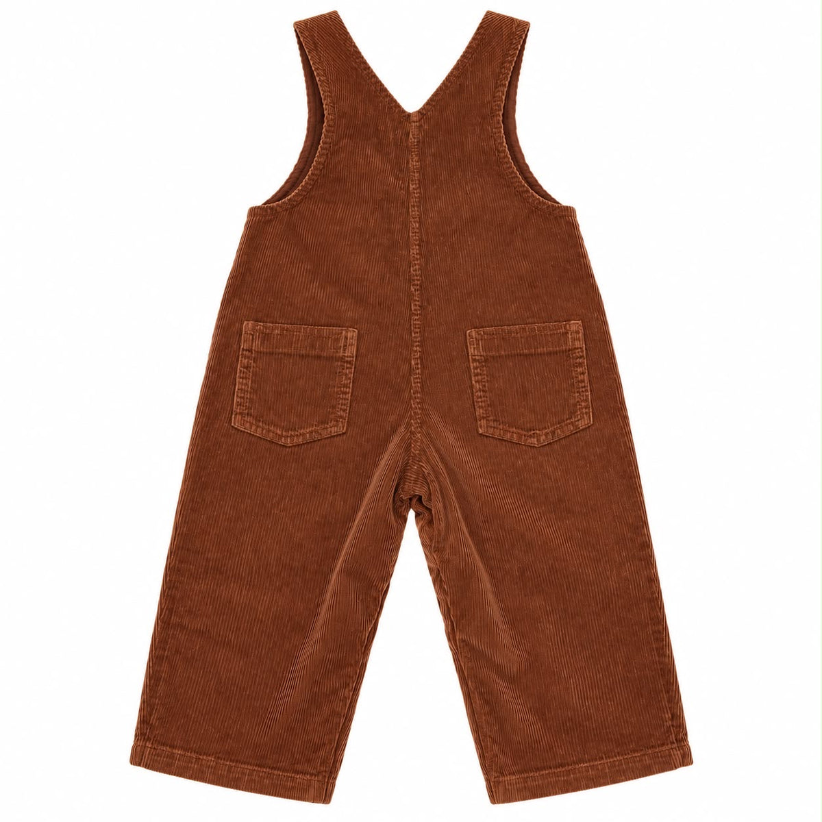 Salopette baby velluto nocciola