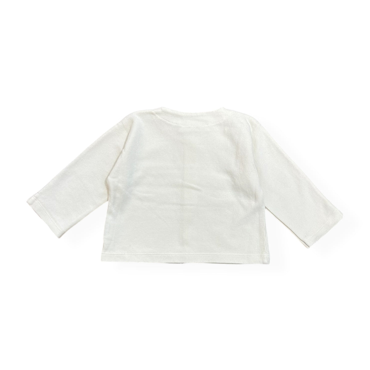 Cardigan baby cotone avorio