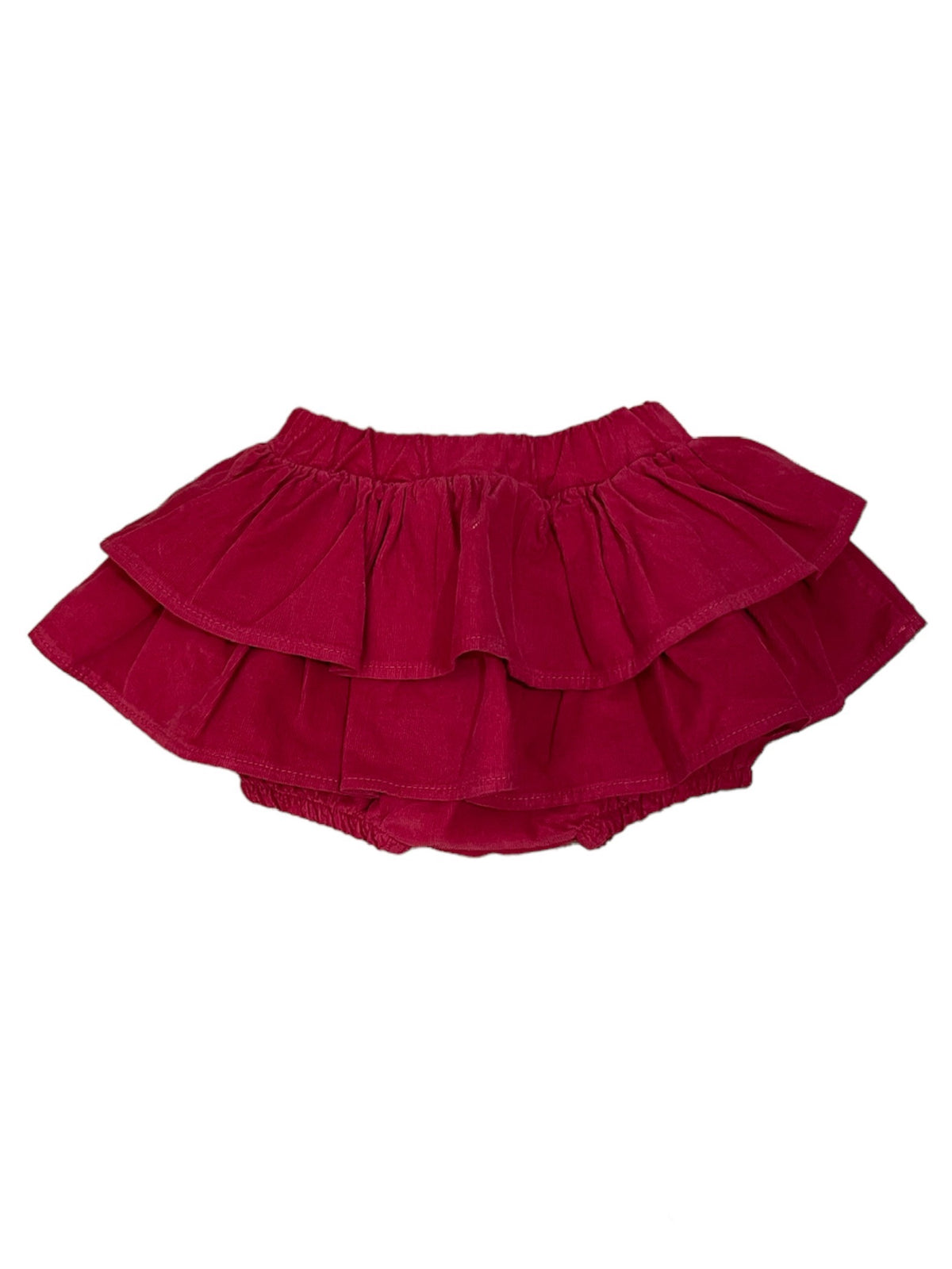 Culotte in velluto rosso