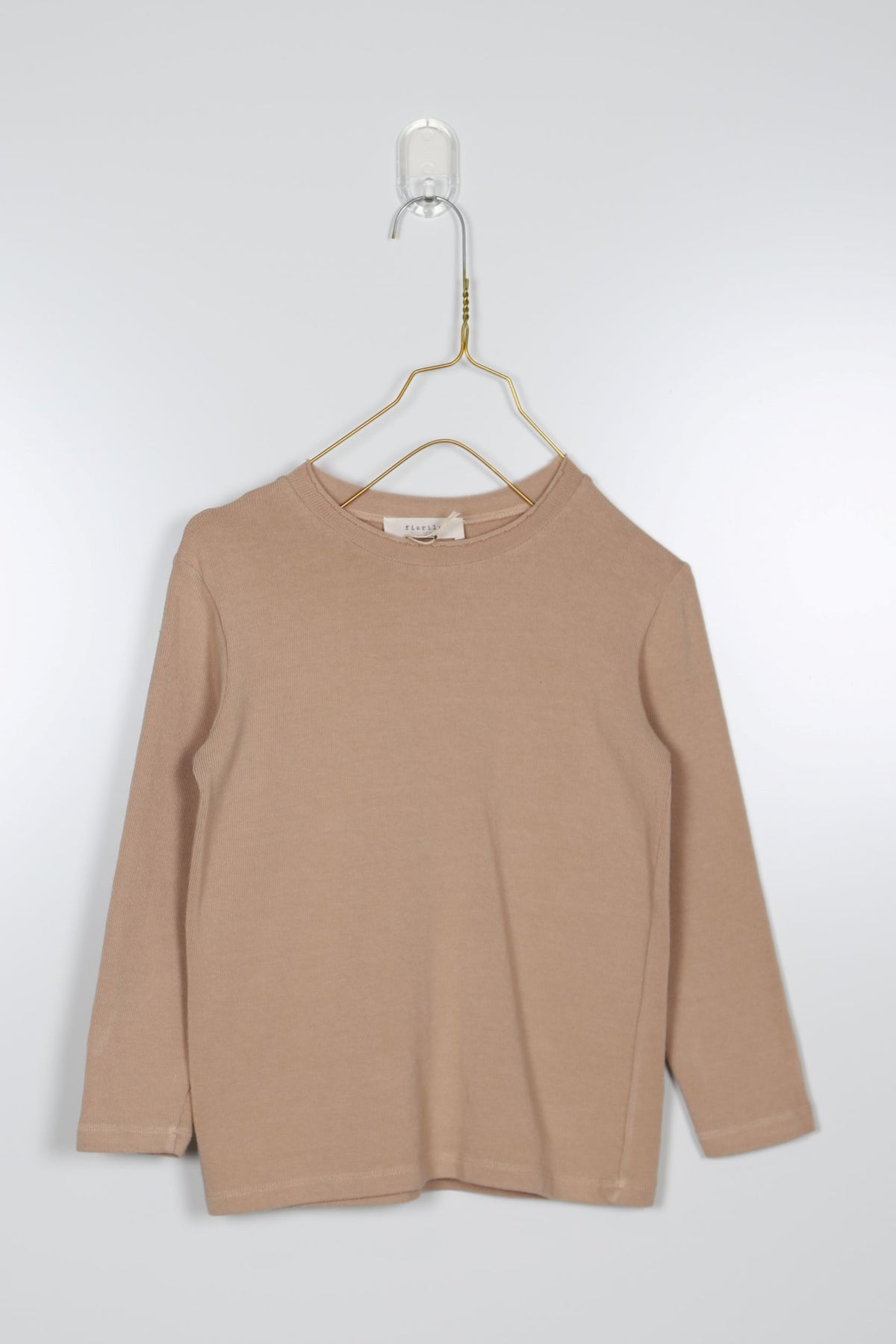 Pull en coton caramel