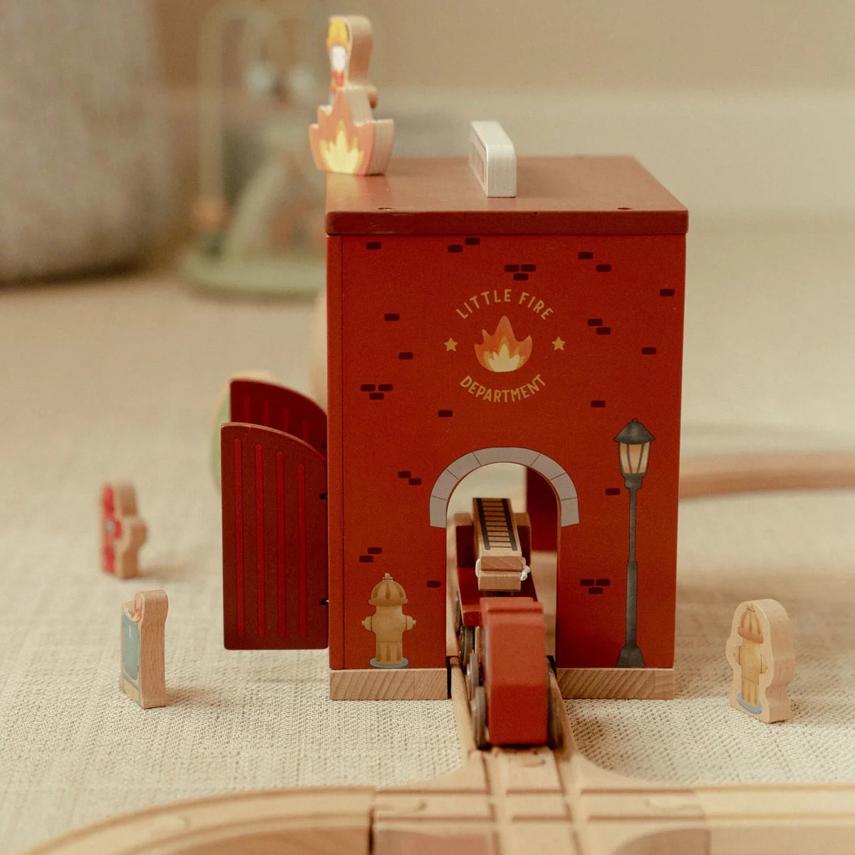 Wooden fire station