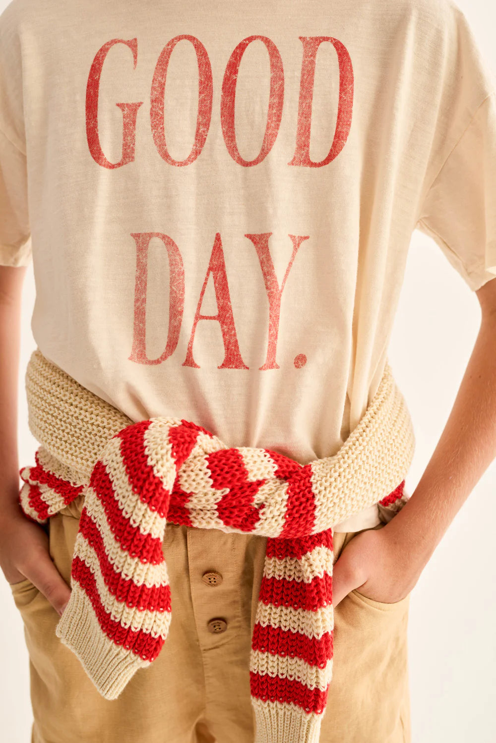 T-shirt stampa “Good Day” Jon