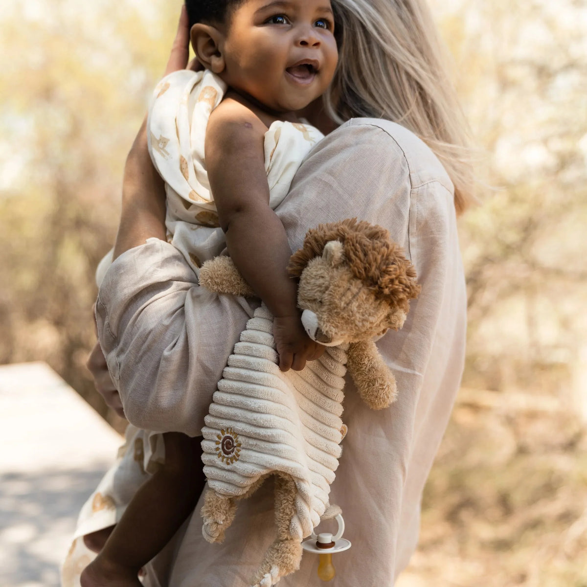 Doudou leone Safari Frineds