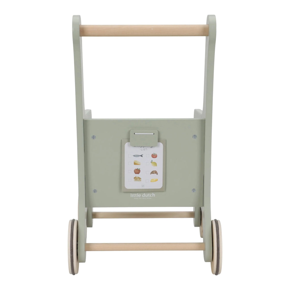 Carrello della spesa in legno