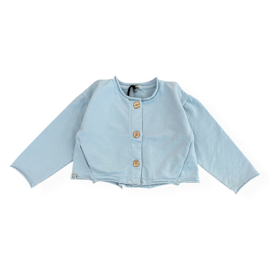 Cardigan azzurro ortensia