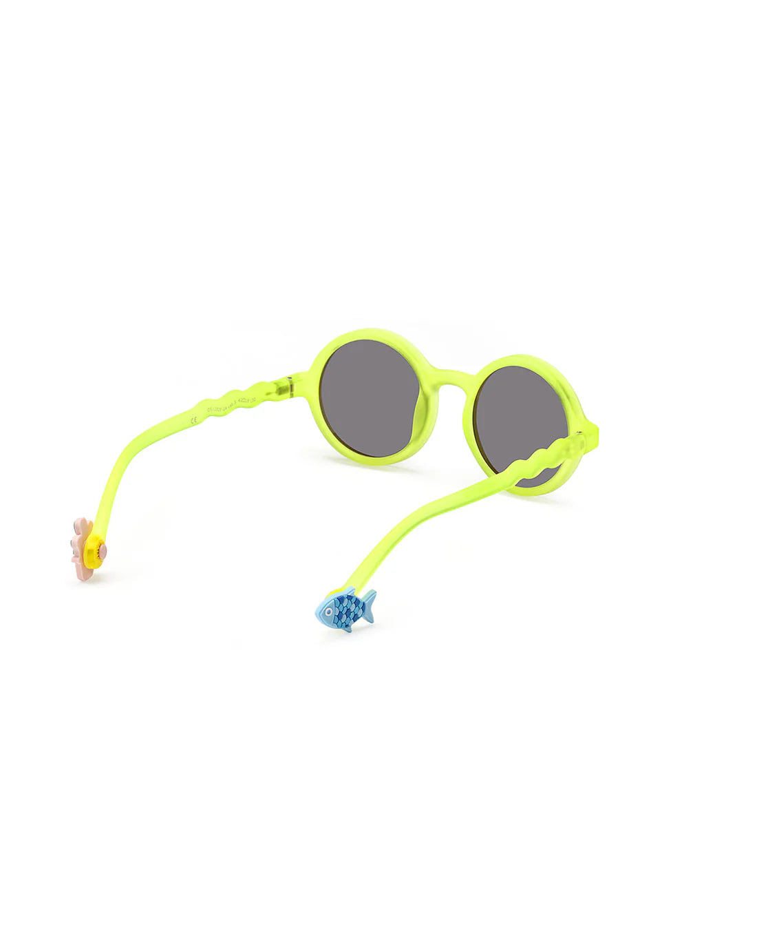 Laccio per occhiali in silicone azzurro con charms