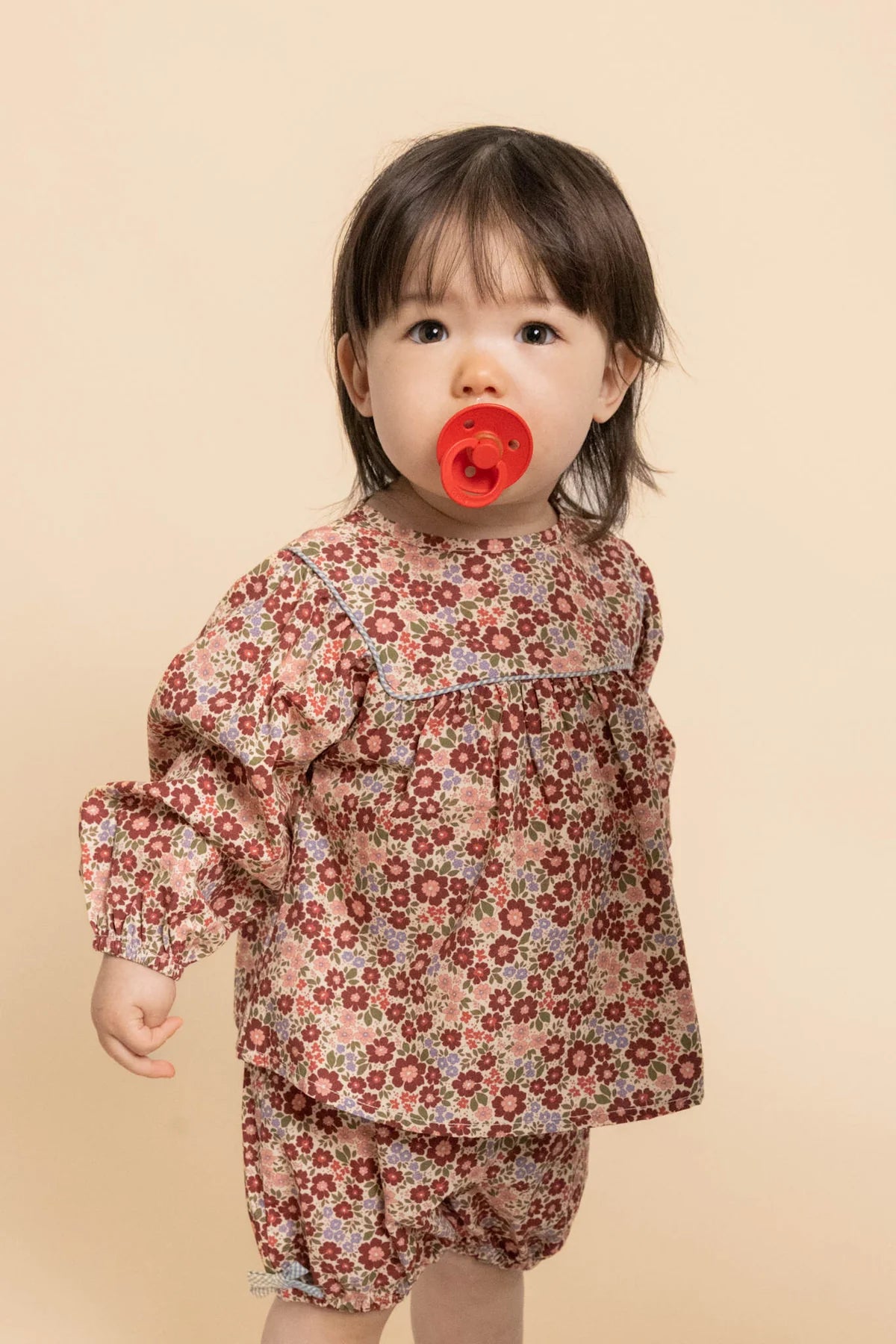Completo blusa e culotte fiori Madeine