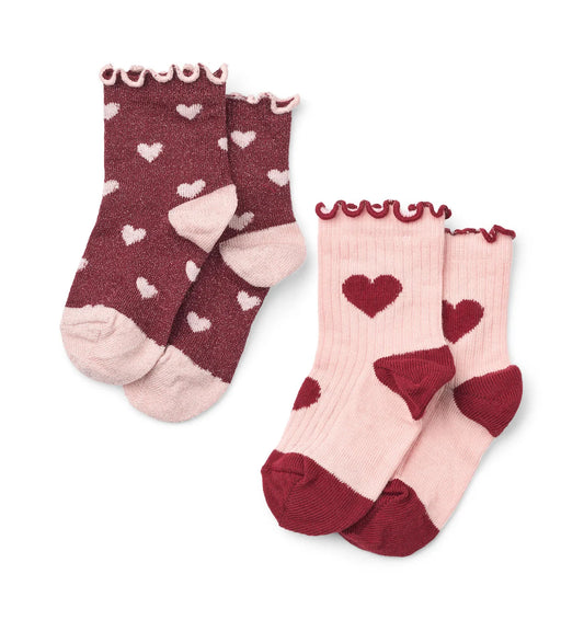 Set di 2 calze cuori Vigga