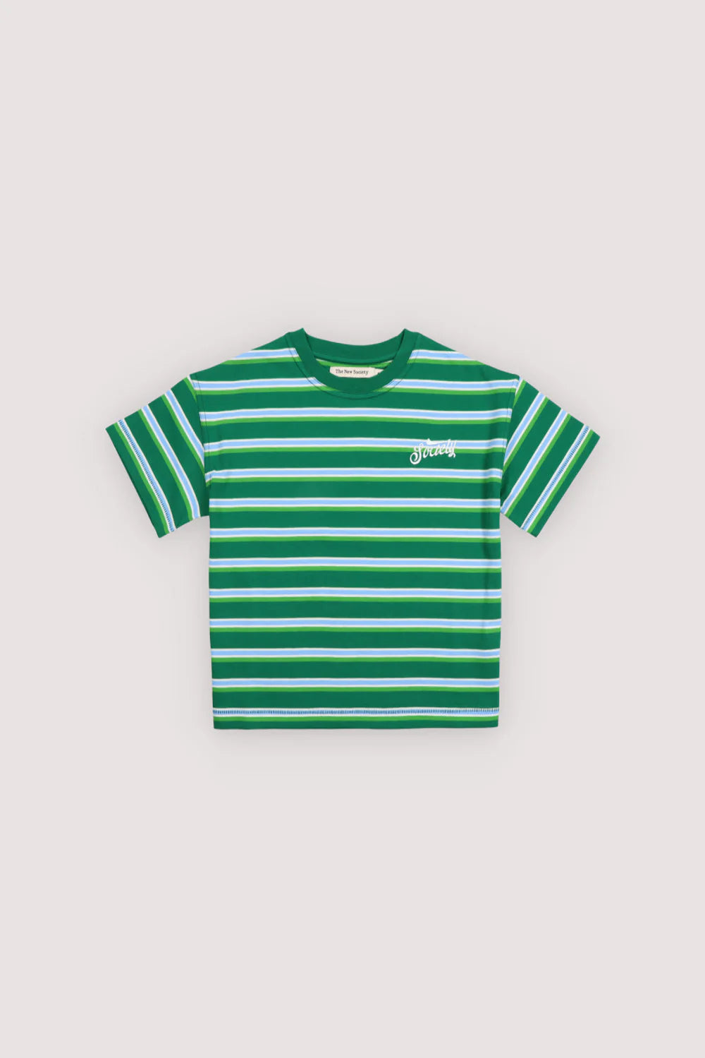 T-shirt riga verde Ciclan