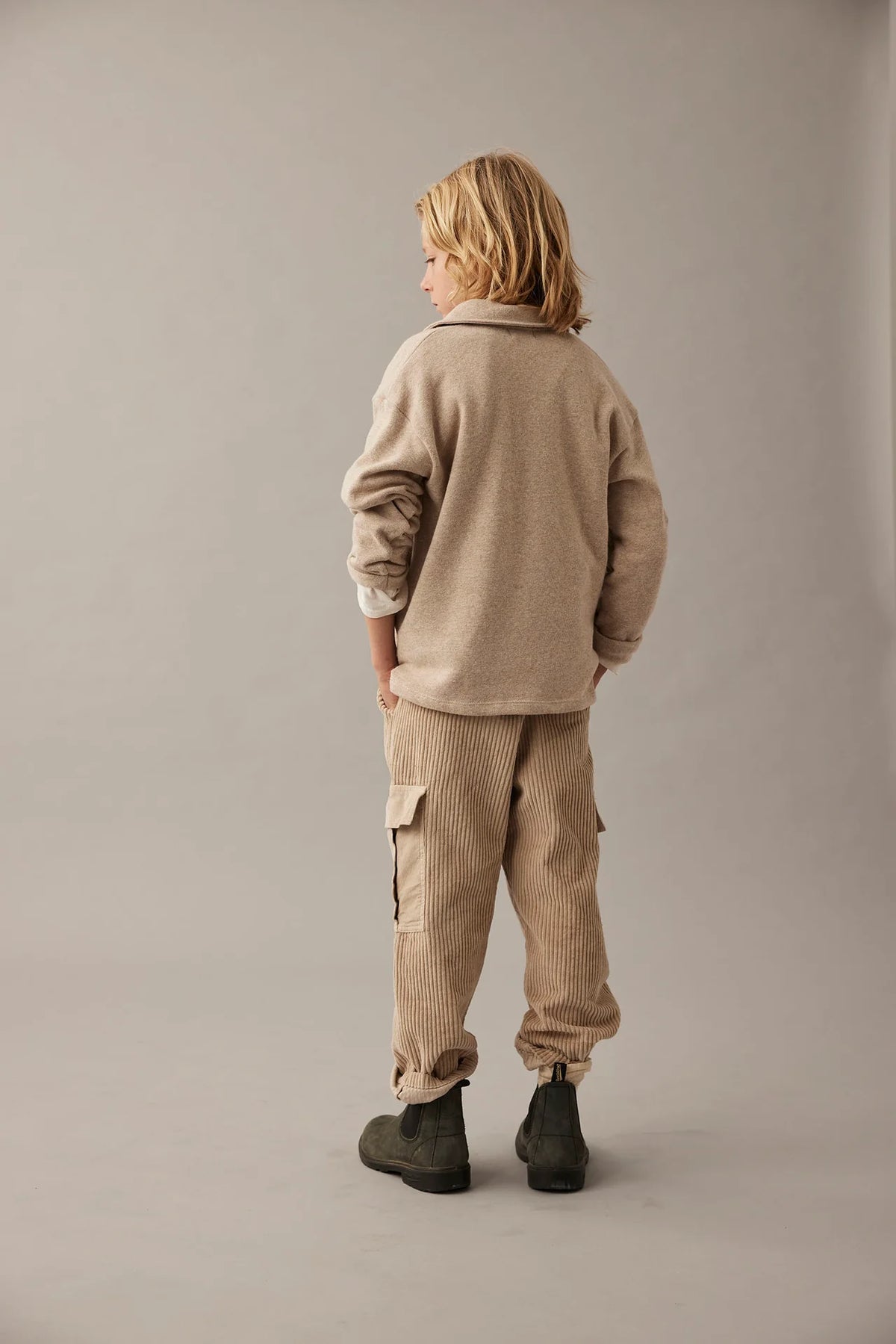 Felpa polo blu Timor