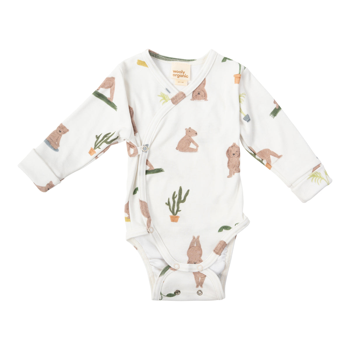Body kimono Orsetti Yoga cotone BIO