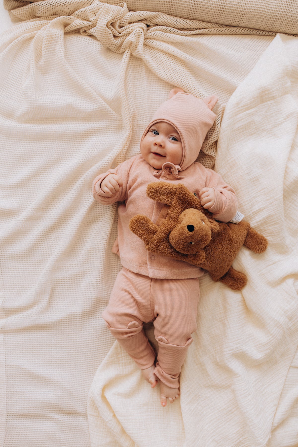 Peluches termico orsetto con noccioli di ciliegia