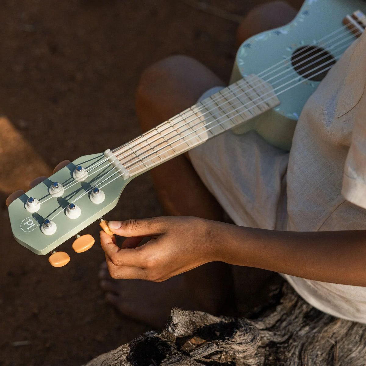 Chitarra verde Safari Friends