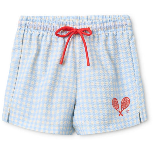 Costume da bagno vichy azzurro Ocean