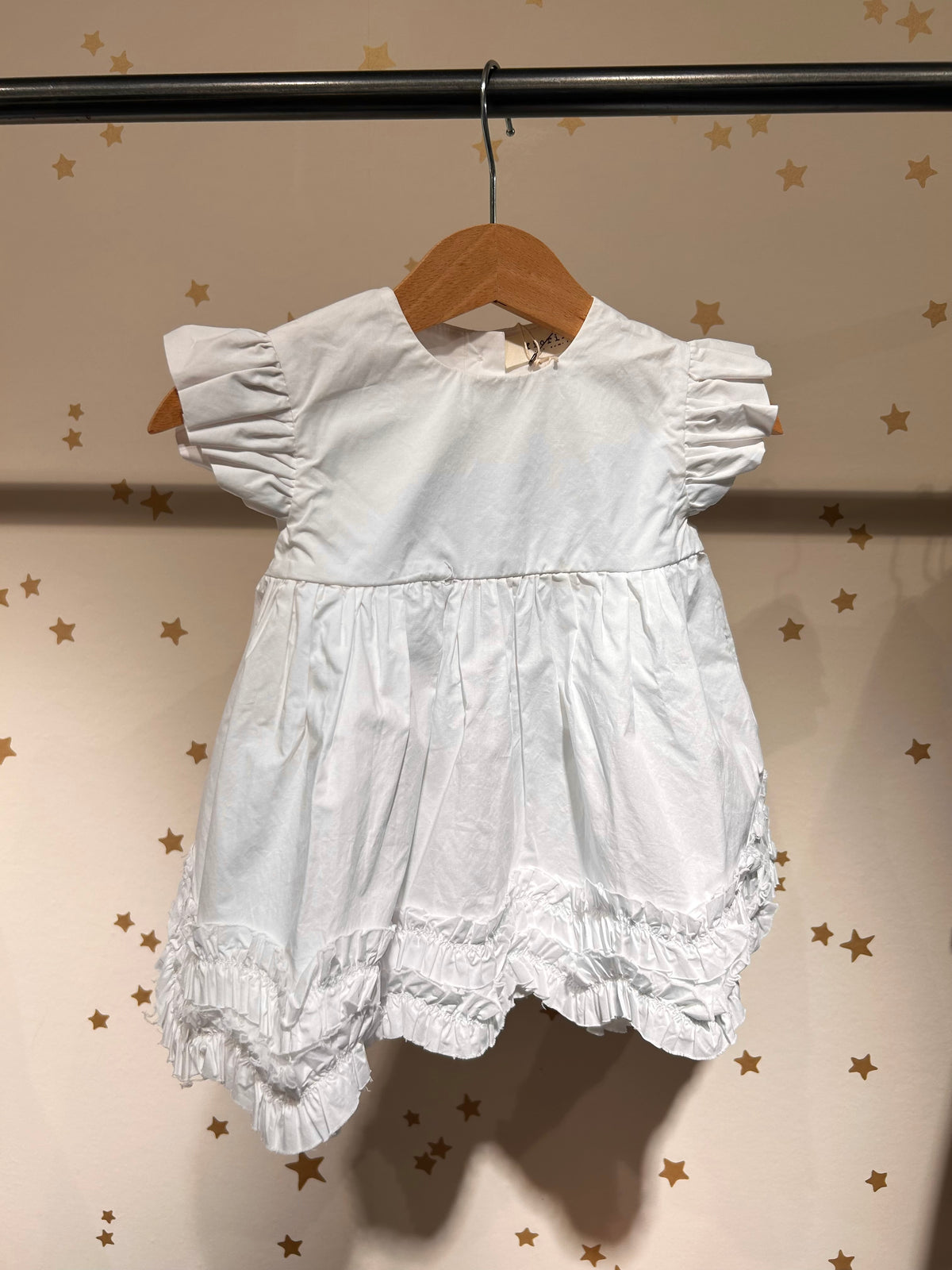 Abito baby balze bianco