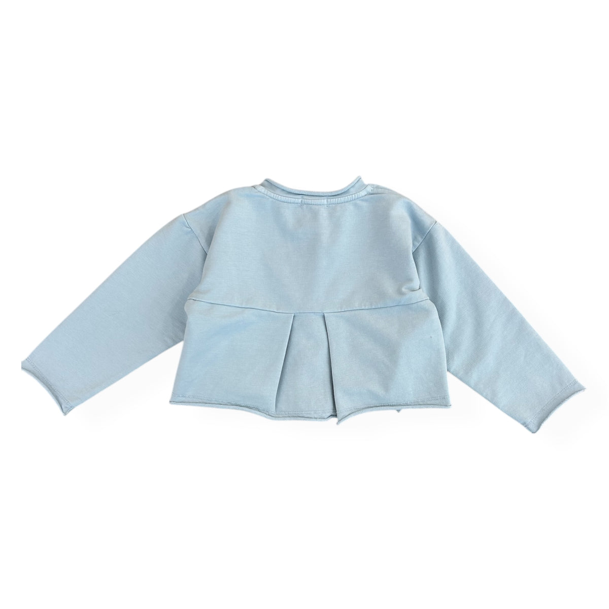 Cardigan azzurro ortensia