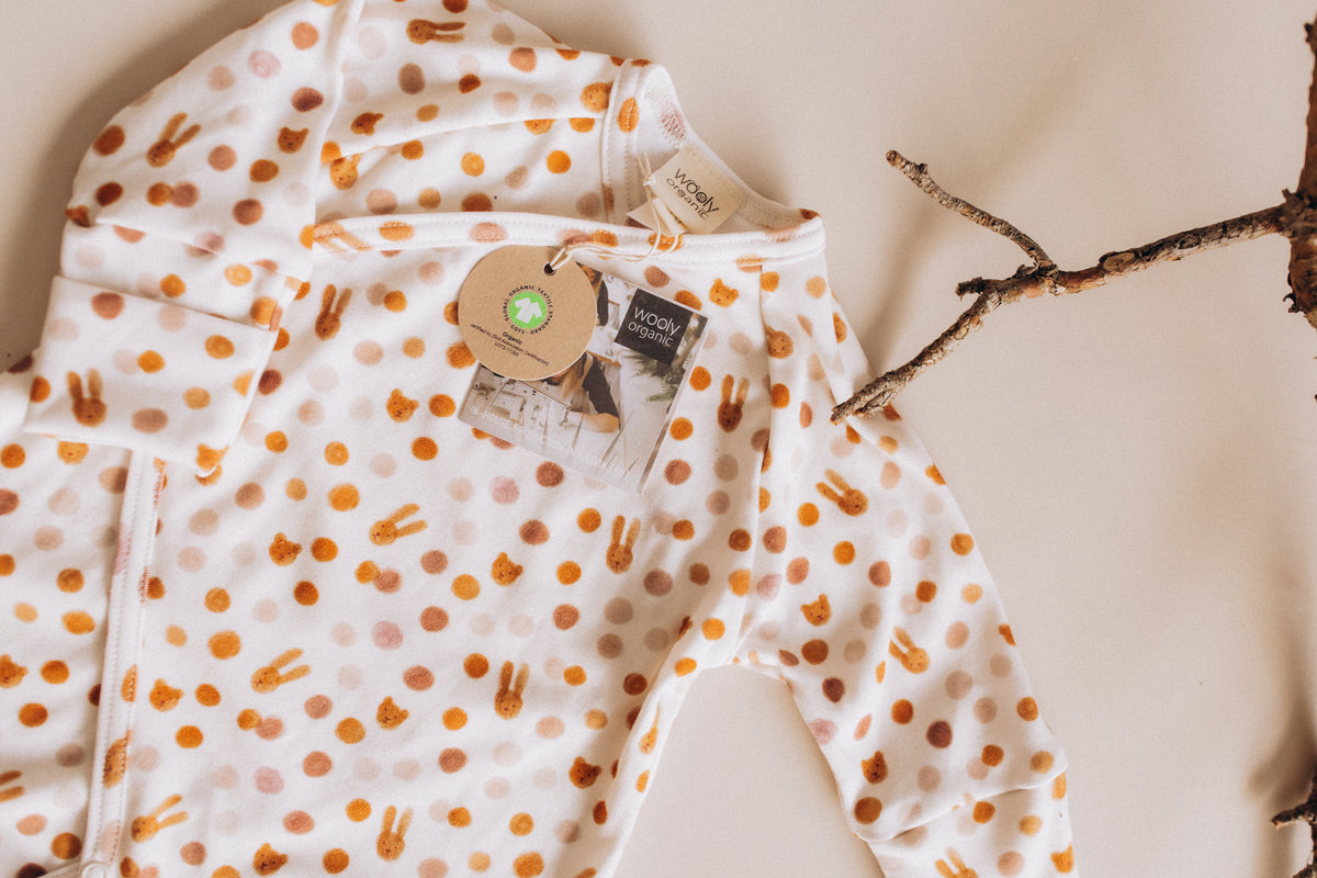 Tutina kimono pois caramello cotone BIO