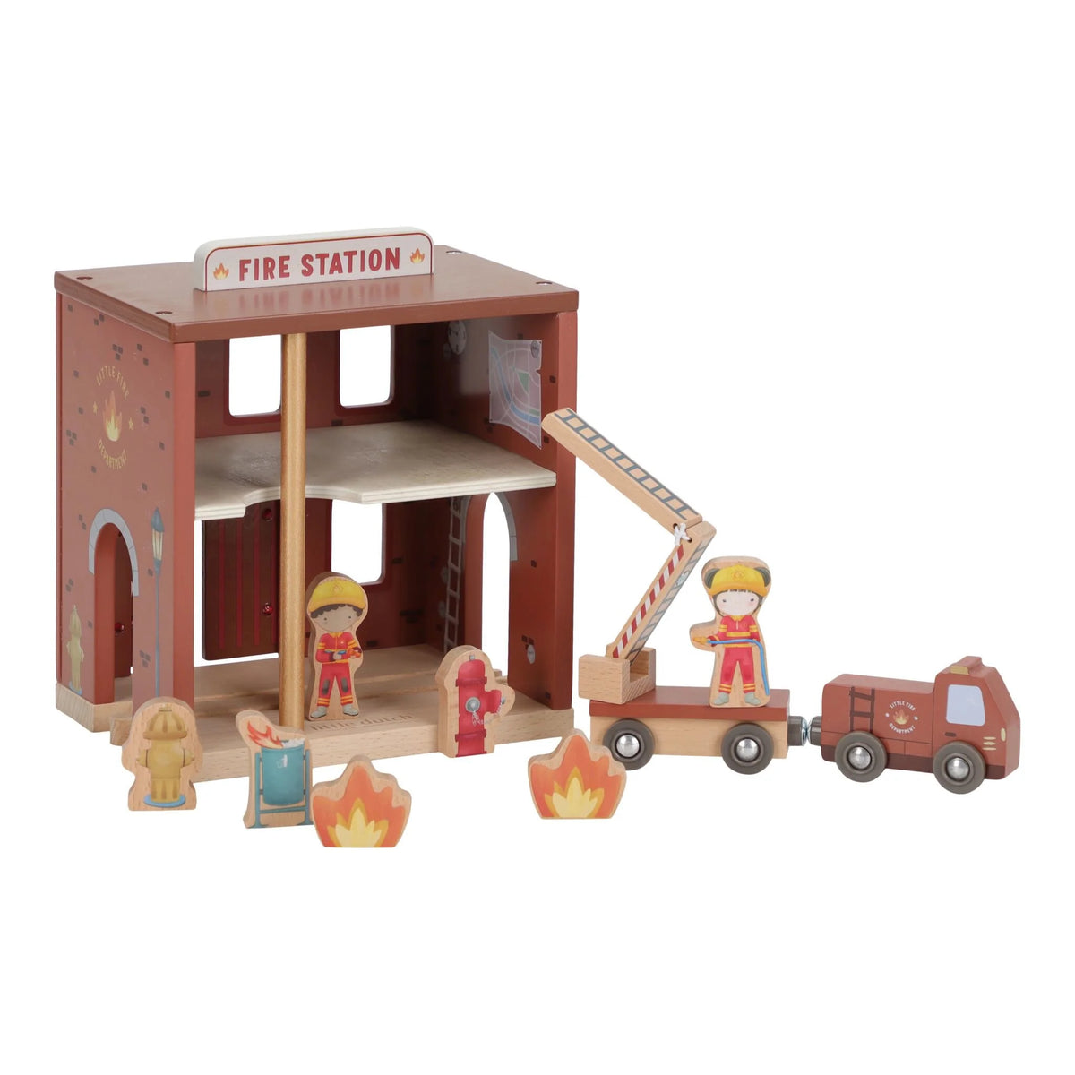 Wooden fire station