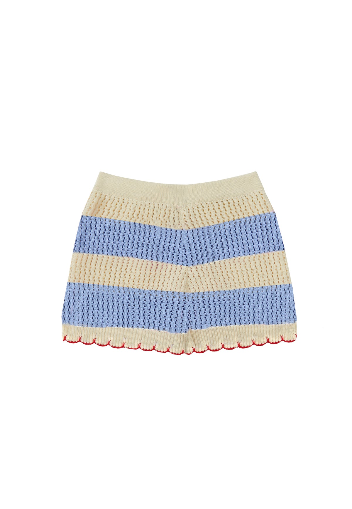 Shorts in maglia a righe Vita