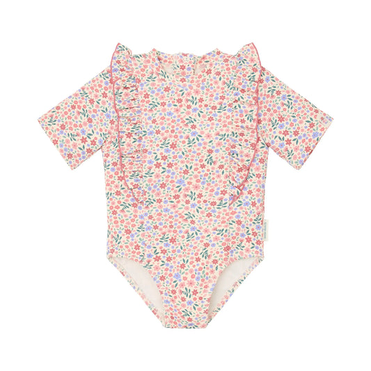 Costume da bagno maniche corte fiorato Dreamy Flowerfield