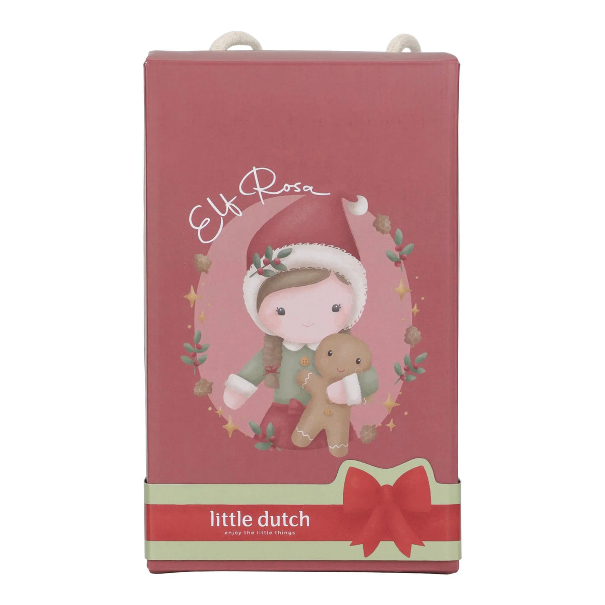 Poupée douce de Noël rose