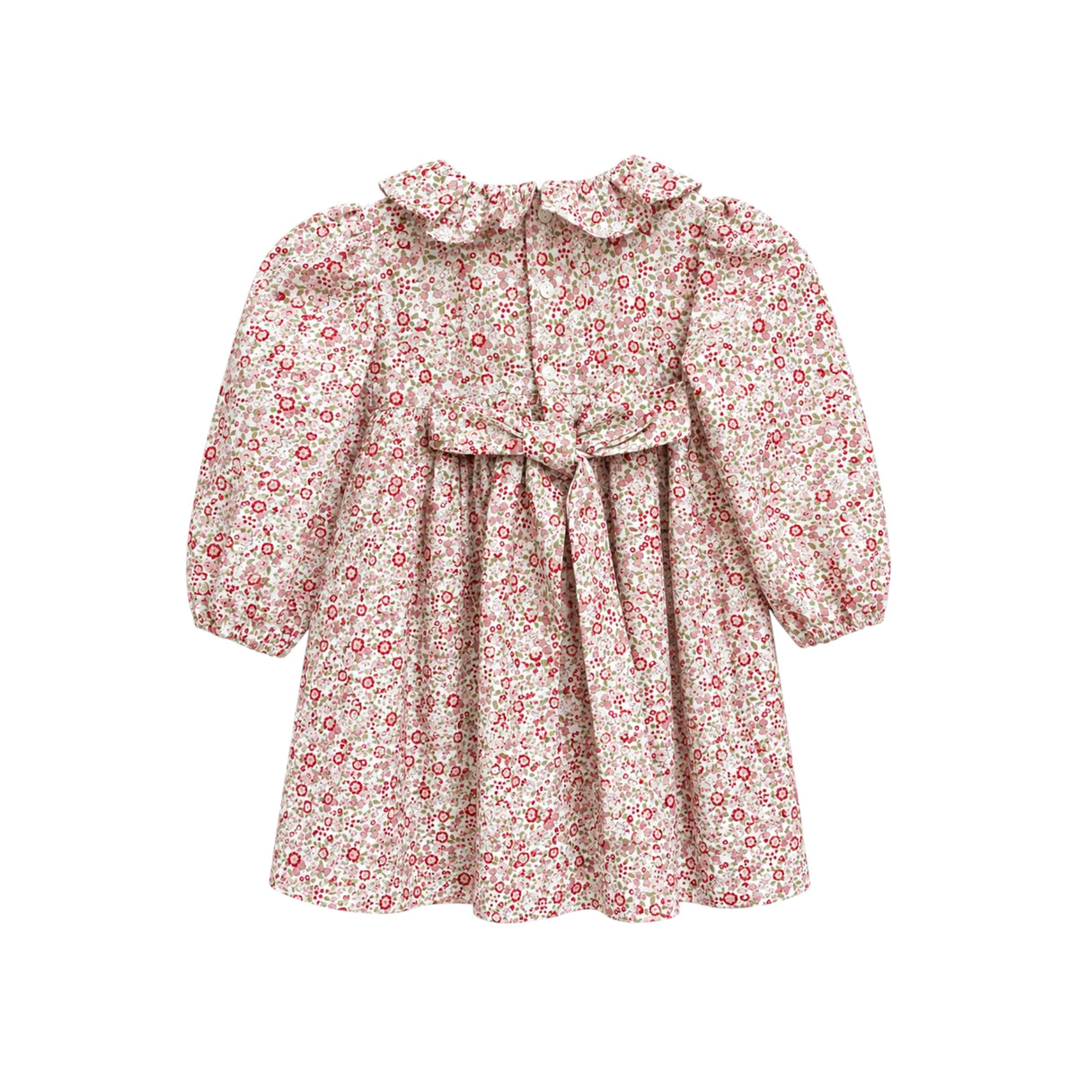 Abito floreale punto smock