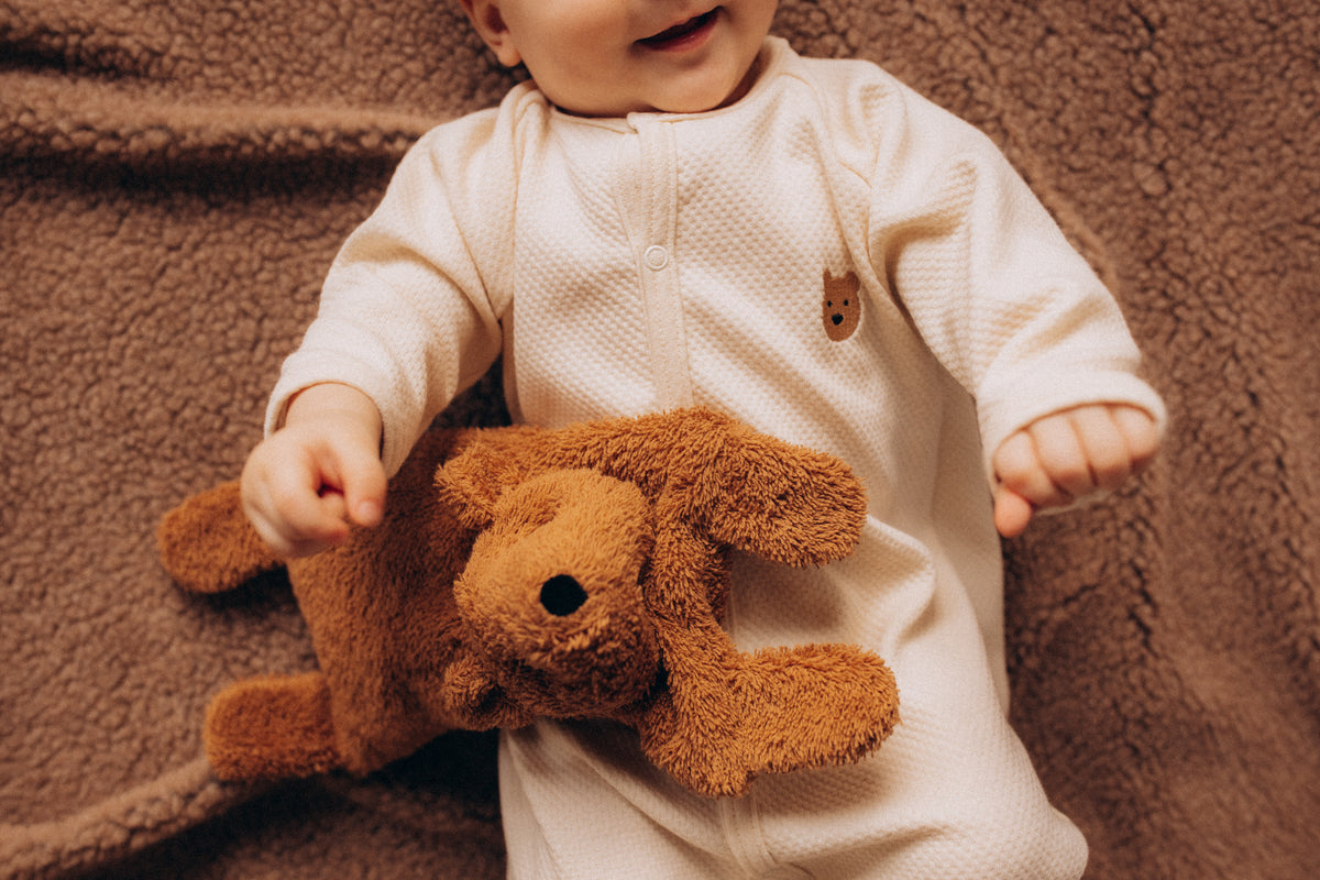 Peluches termico orsetto con noccioli di ciliegia