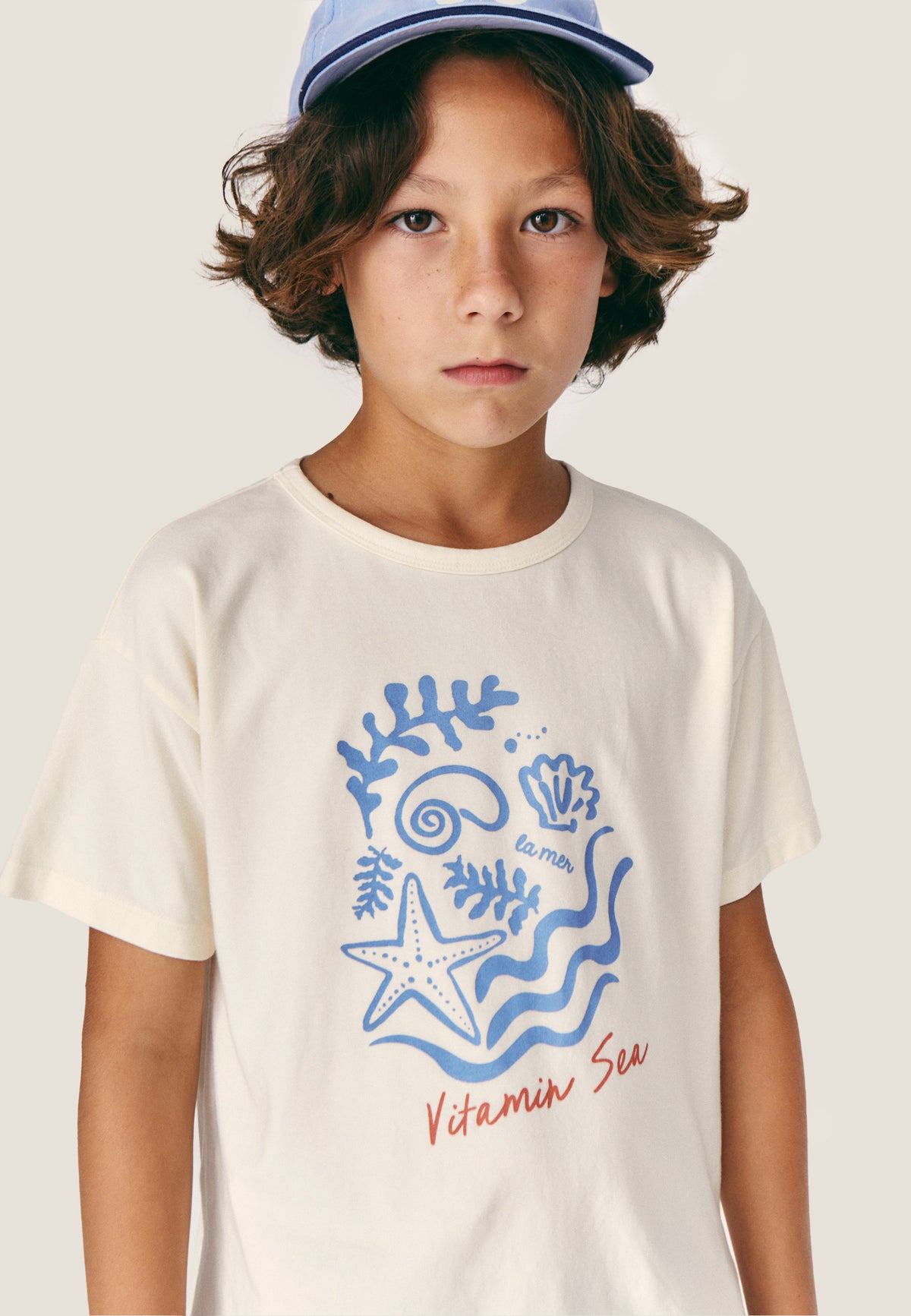 T-shirt con stampa Vitamin