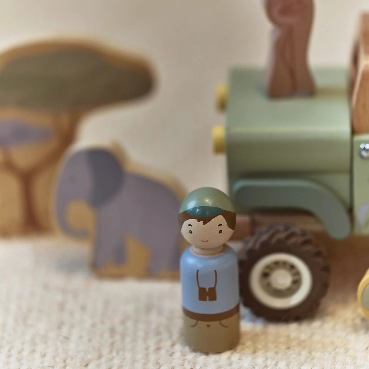 Macchina Safari con personaggi Safari Friends
