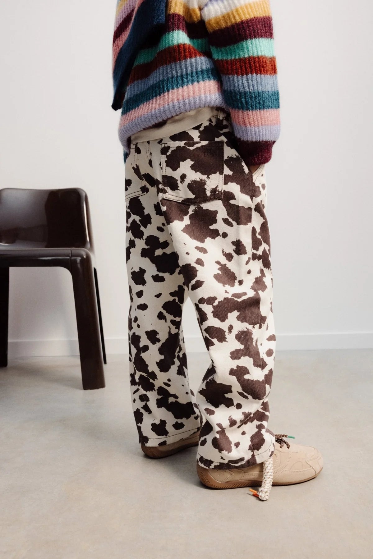Jeans stampa muccata Dakota