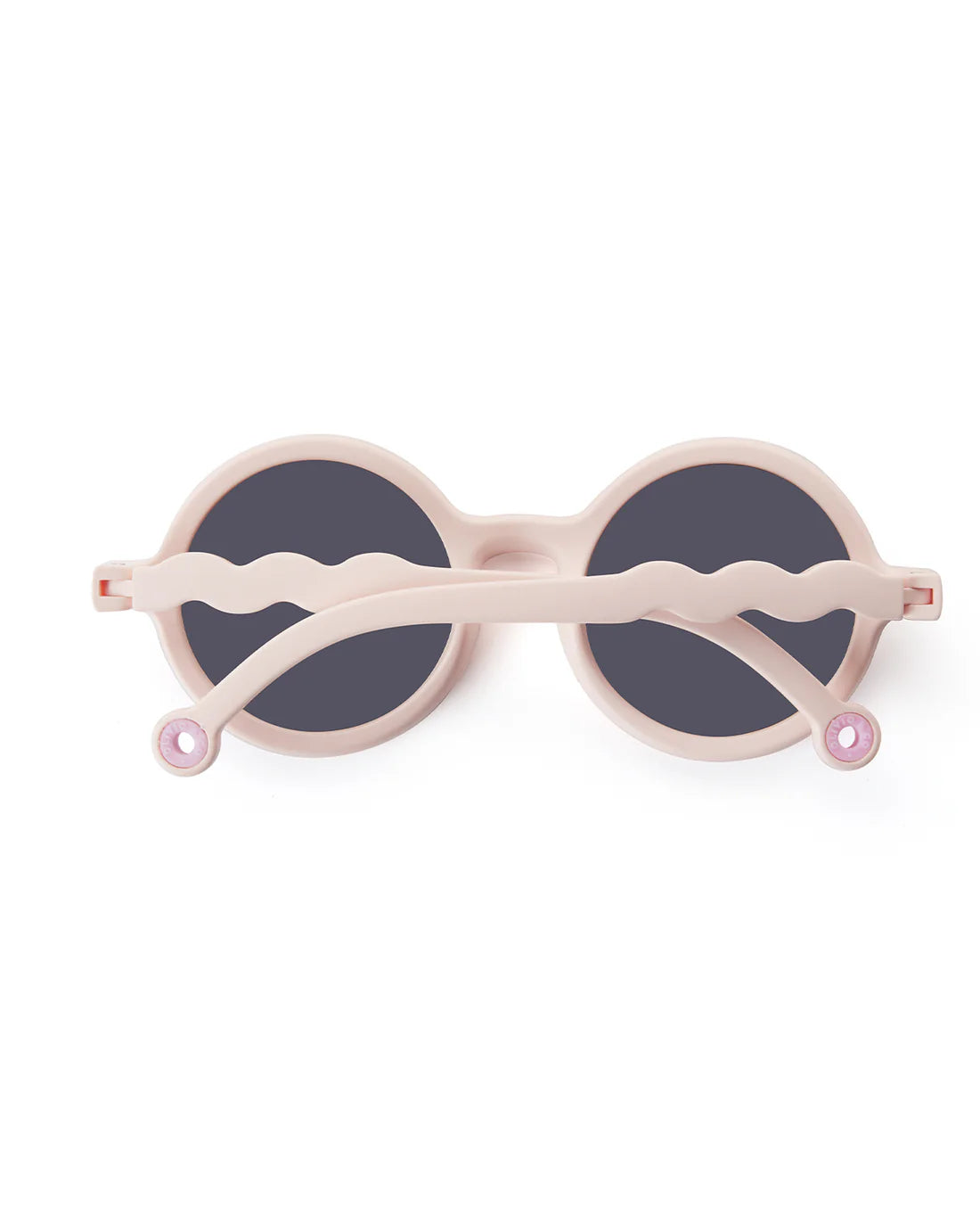Occhiali da sole baby rotondi rosa Coral Blush 0-12 mesi