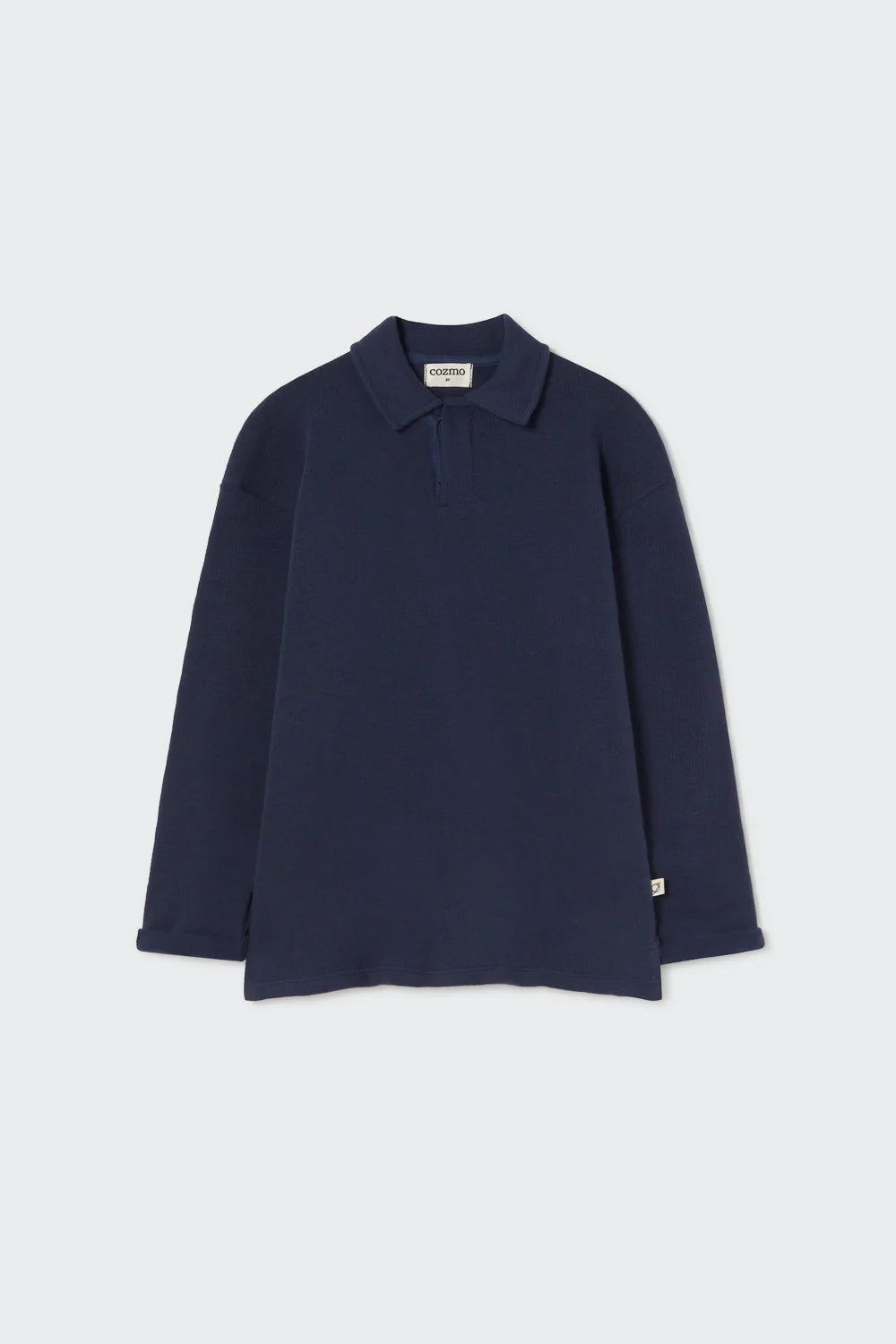 Felpa polo blu Timor