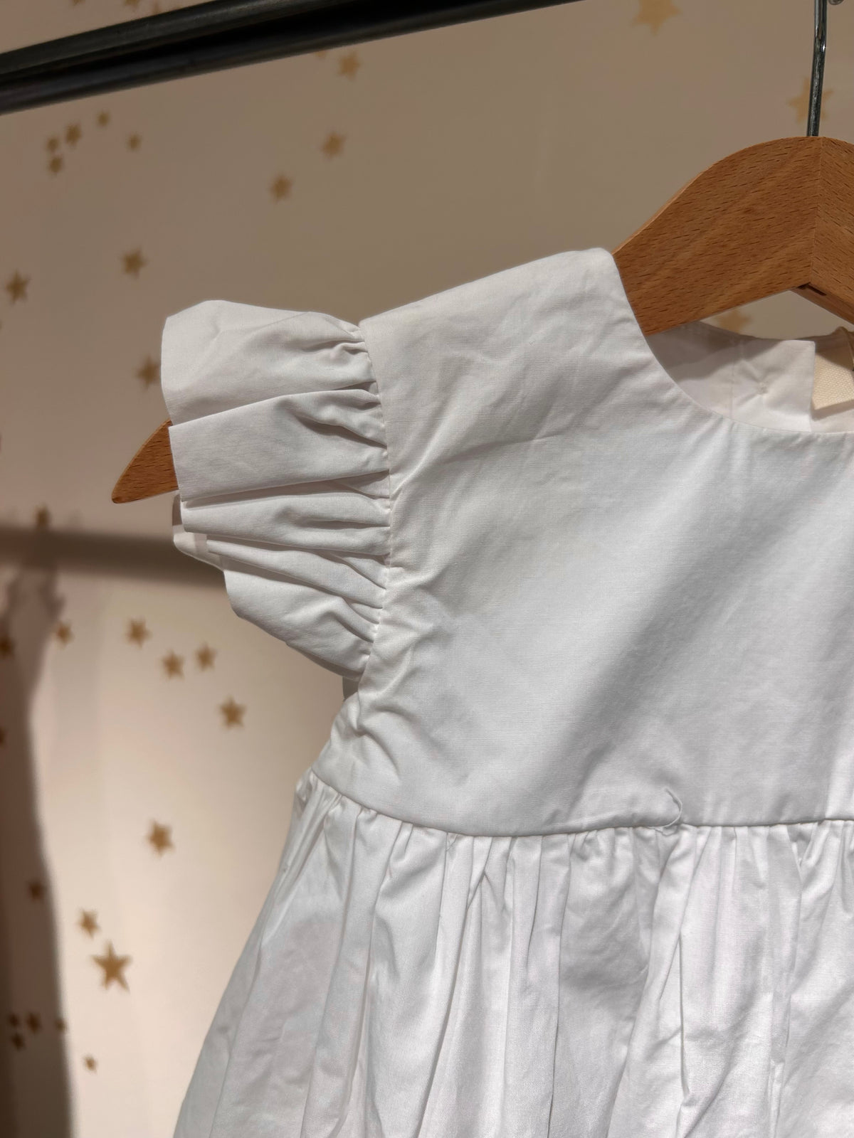 Abito baby balze bianco