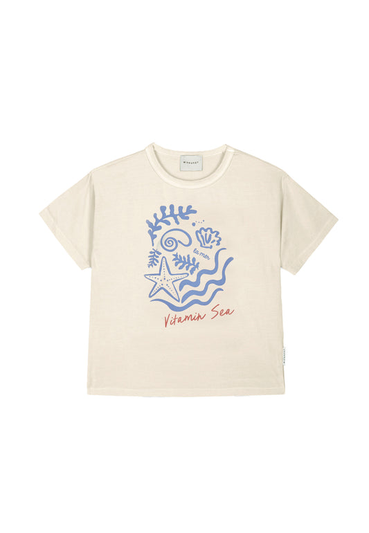 T-shirt con stampa Vitamin