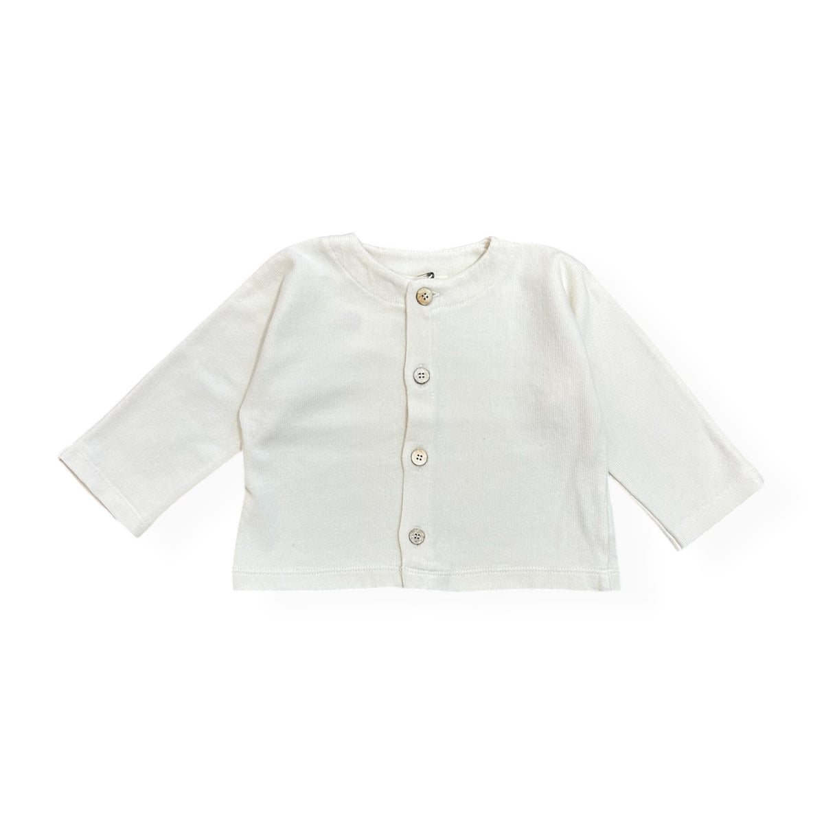 Cardigan baby cotone avorio