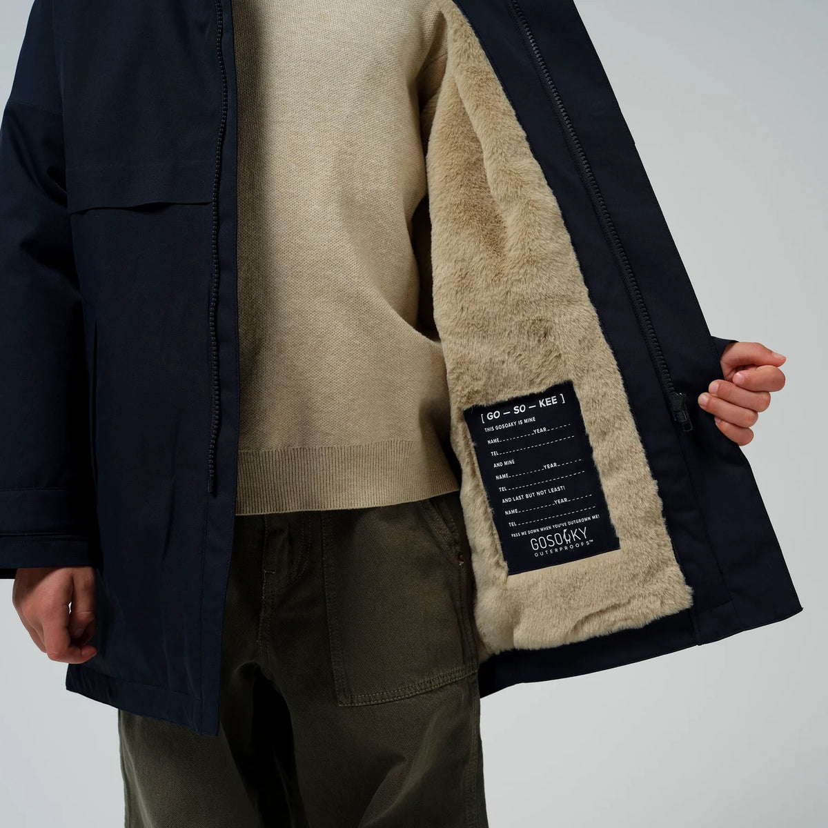 Giacca Parka Desert Fox blu