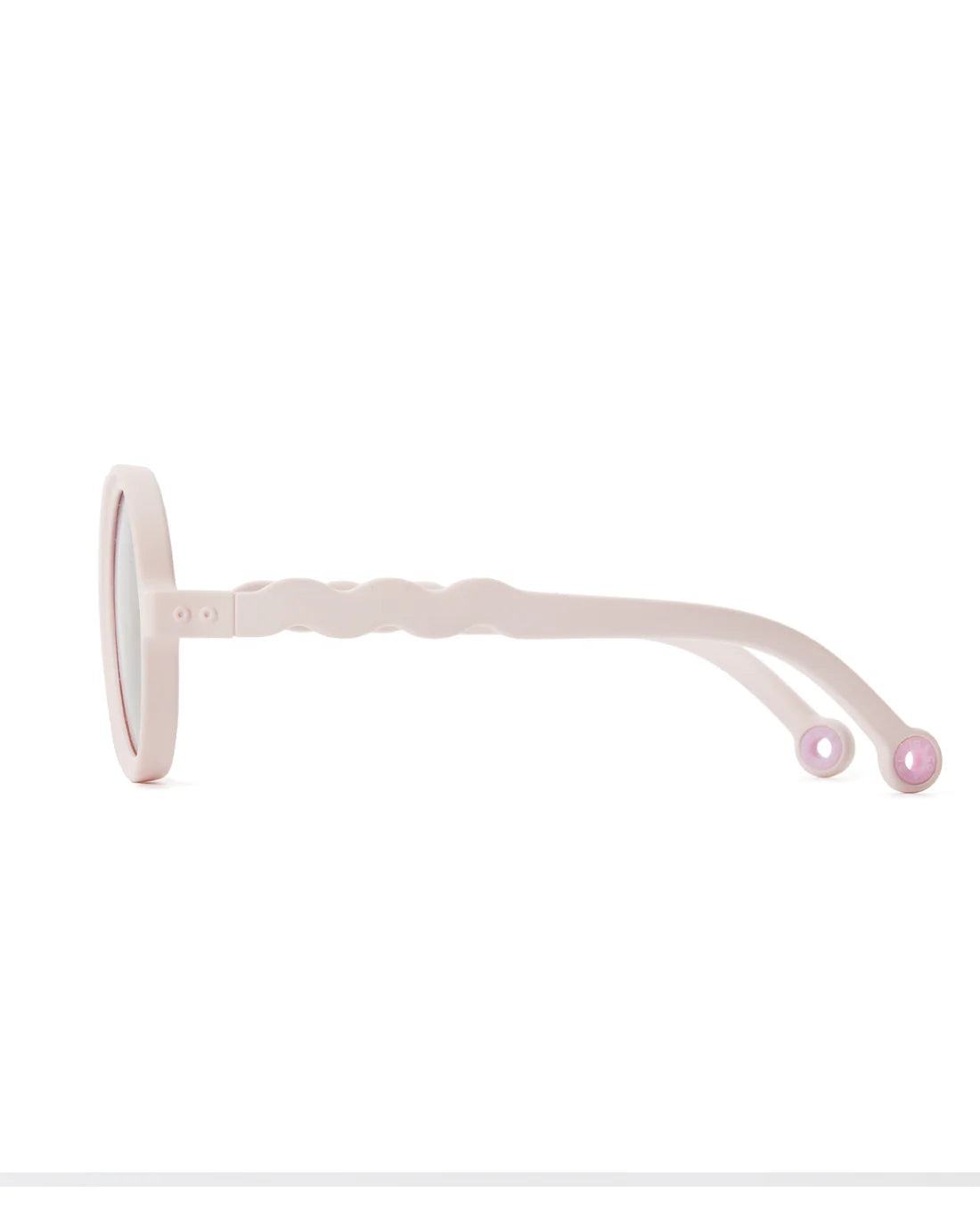 Occhiali da sole baby rotondi rosa Coral Blush 0-12 mesi
