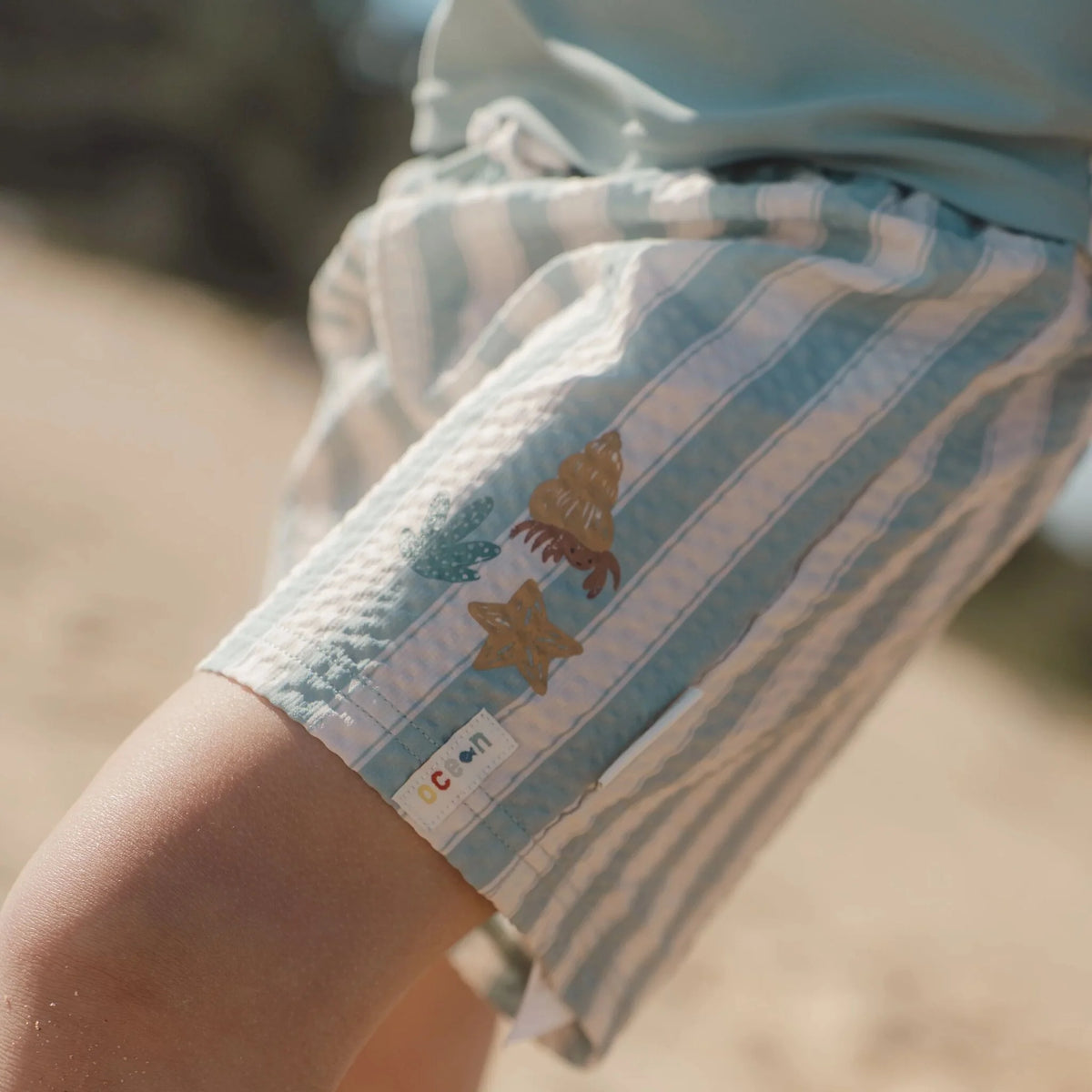Costume da bagno verde Ocean Surf Stipes