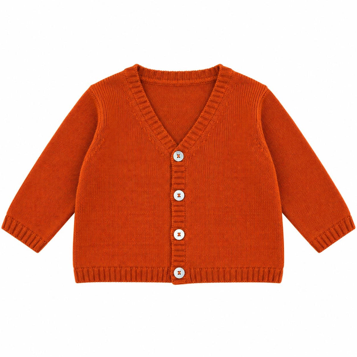 Cardigan zucca lana cashmere
