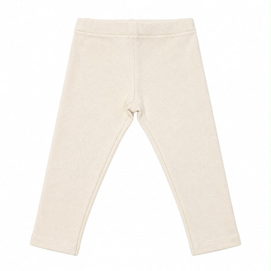 Leggings caldo cotone avorio