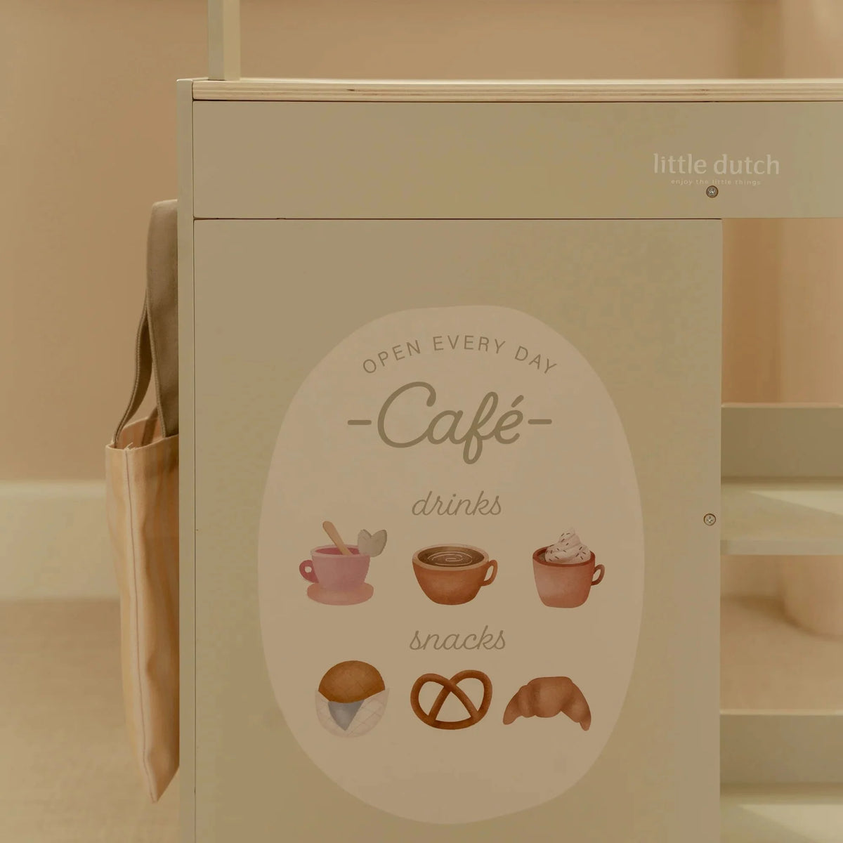 Banchetto del mercato e caffè