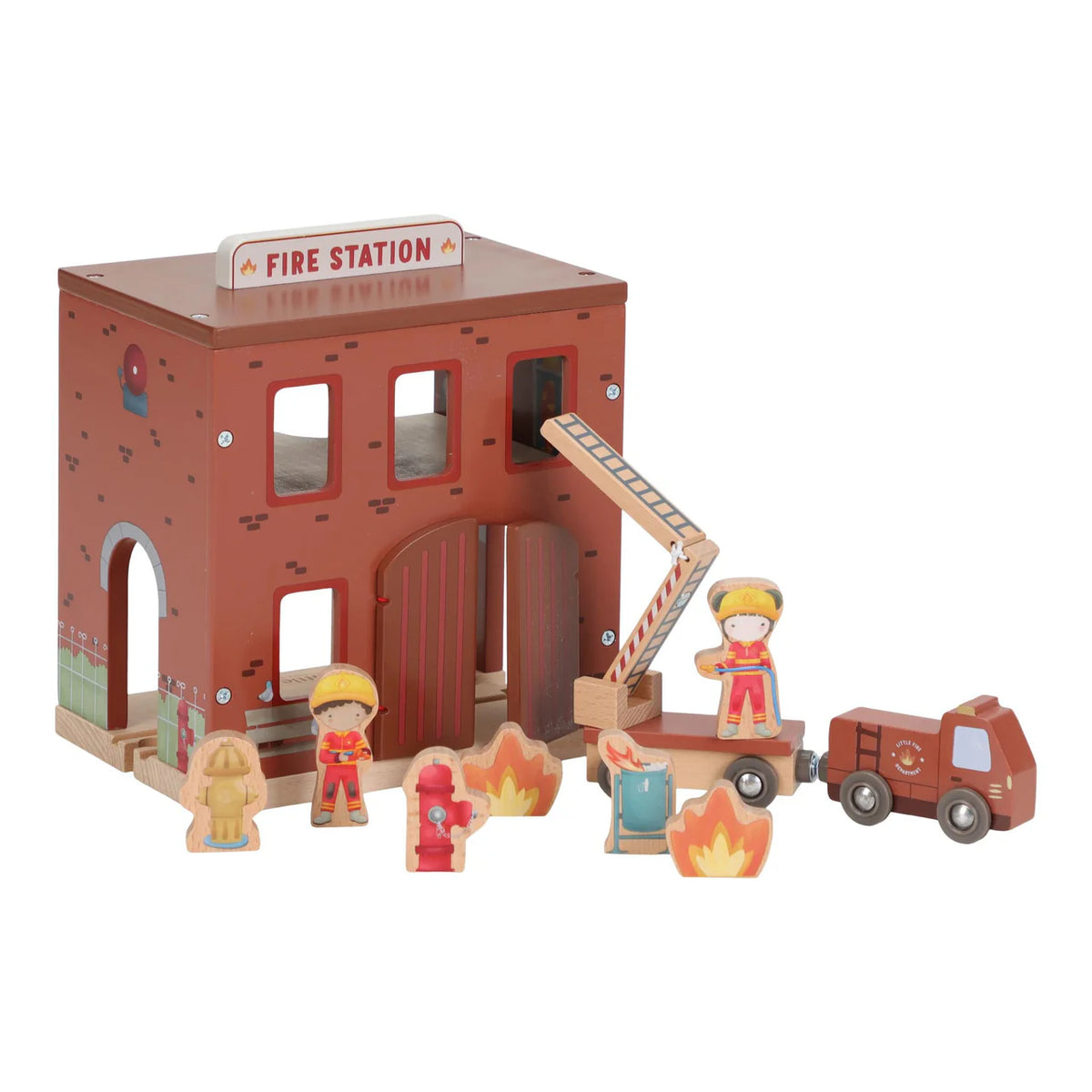 Wooden fire station