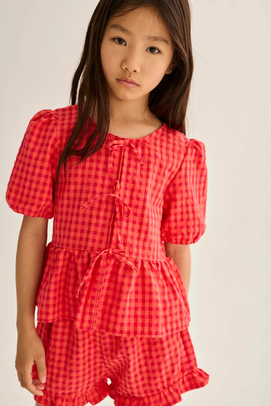 Blusa vichy aragosta Joy