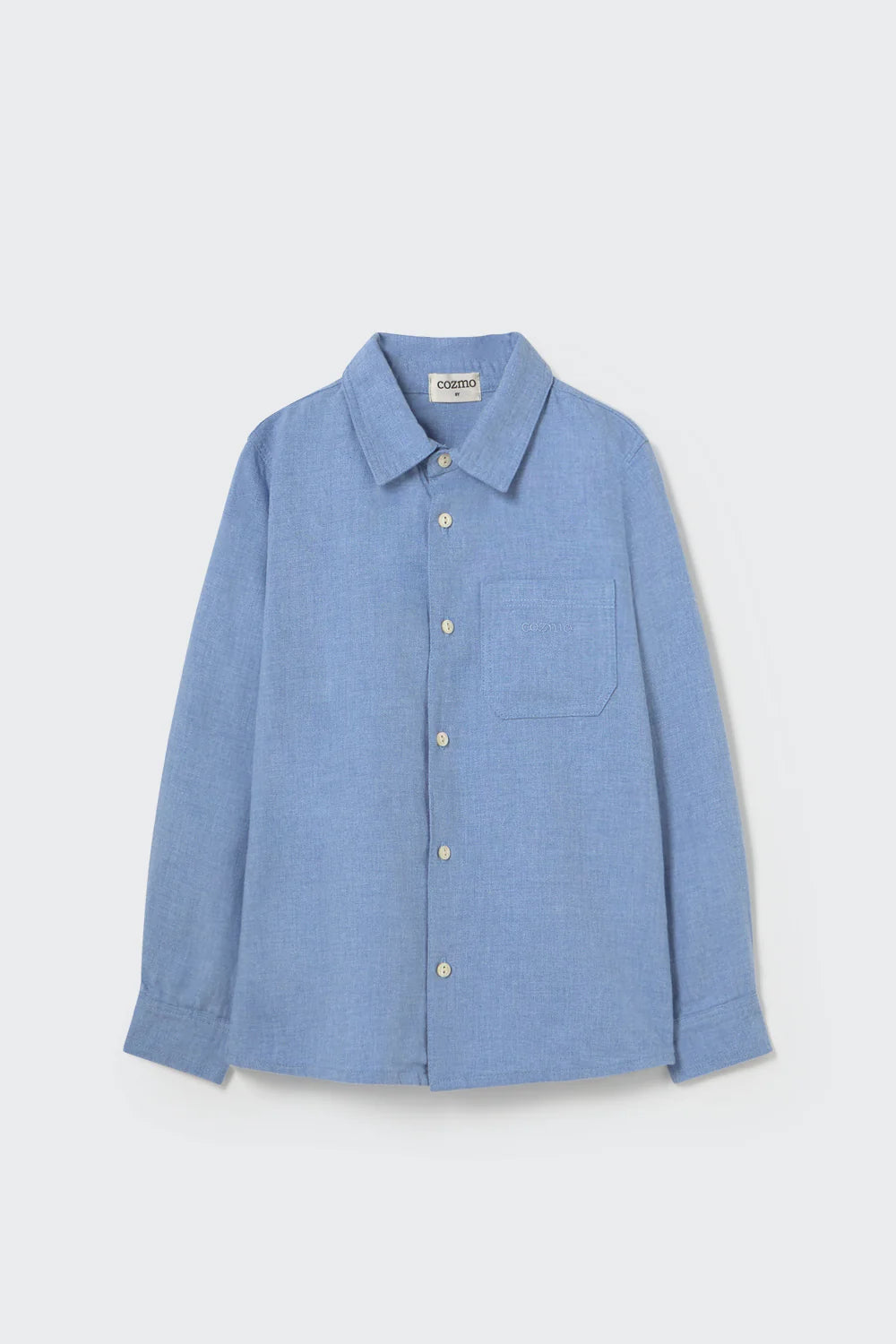 Camicia flanella azzurro Turin