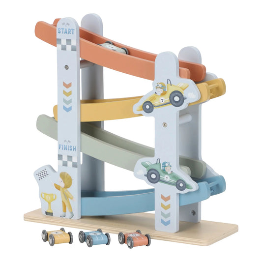 Scivolo rampa con macchinine blu