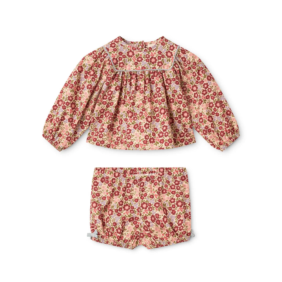 Completo blusa e culotte fiori Madeine
